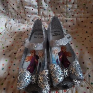 Mini Melissa Frozen Glitter Shoes